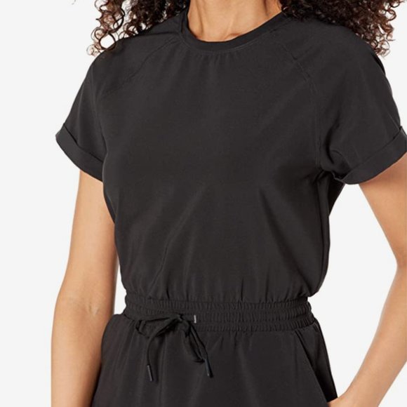 THE NORTH FACE Never Stop Wearing DRESS Size S Short Sleeve Black UPF 50 NEW - Picture 2 of 10